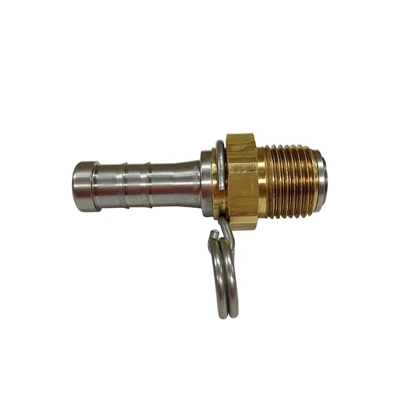 Adapter Washdown Nozzle 3/4" Barb Swivel (360 Degree)